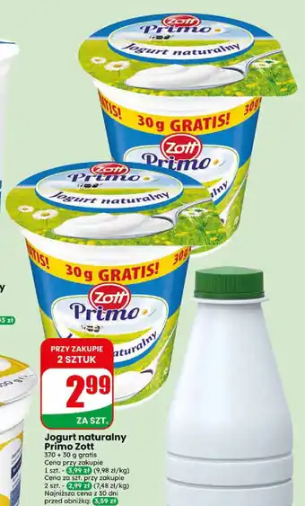 Dino Jogurt naturalny Primo Zott oferta