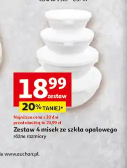 Auchan Zestaw misek E oferta
