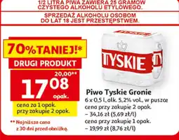 Auchan Piwo Tyskie oferta