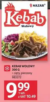 Selgros Kebab wołowy Nazar cięty, pieczony oferta