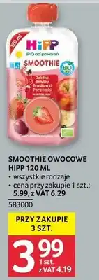 Selgros Smoothie owocowe HiPP Bio wszystkie rodzaje oferta
