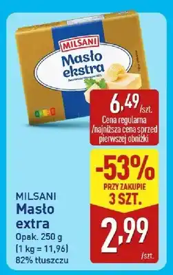 ALDI Masło ekstra Milsani oferta
