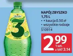 Selgros Napój Zbyszko wszystkie rodzaje 510914 oferta
