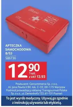 Selgros Apteczka samochodowa B/S3 oferta