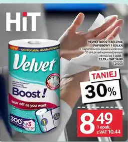 Selgros Ręcznik papierowy Velvet Boost! 1 rolka dwa rodzaje 126200 oferta