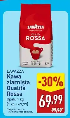 ALDI Kawa ziarnista Lavazza Qualità Rossa oferta