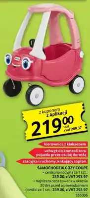 Selgros Samochodzik Cozy Coupe Little Tikes oferta