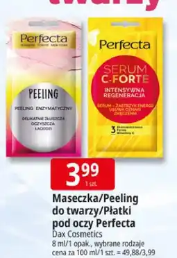 E.Leclerc Płatki pod oczy Perfecta Serum C-Forte intensywna regeneracja Dax Cosmetics oferta