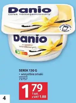 Selgros Serek homogenizowany Danio wszystkie smaki oferta