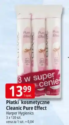 E.Leclerc Płatki kosmetyczne Cleanic Pure Effect oferta