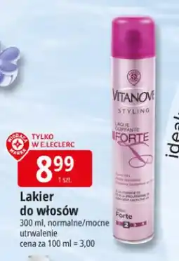 E.Leclerc Lakier do włosów Vitanovea Forte normalne/mocne utrwalenie oferta