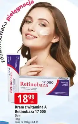 E.Leclerc Krem z witaminą A Retinobaza 17000 Davi oferta