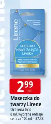 E.Leclerc Maseczka do twarzy Lirene głęboko nawilżająca Dr Irena Eris oferta