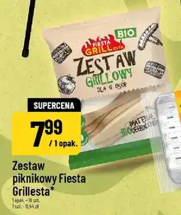 Polomarket Zestaw piknikowy Fiesta Grillesta BIO 18szt oferta