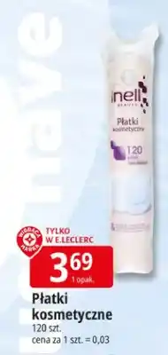 E.Leclerc Płatki kosmetyczne inell oferta