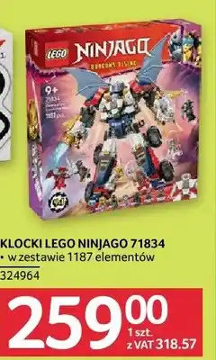Selgros Klocki Lego Ninjago 71834 oferta