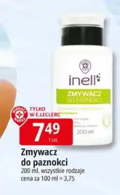 E.Leclerc Zmywacz do paznokci inell oferta