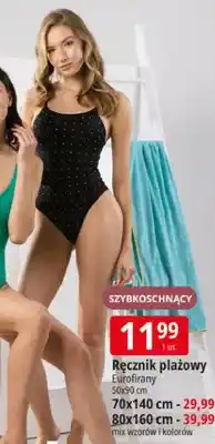 E.Leclerc Ręcznik plażowy Eurofirany szybkoschnący 80x160cm mix wzorów i kolorów oferta