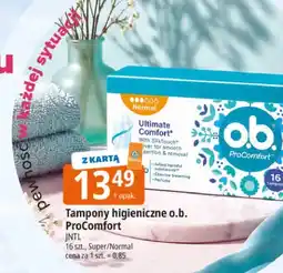 E.Leclerc Tampony higieniczne o.b. ProComfort JNTL oferta