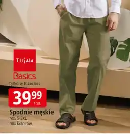 E.Leclerc Spodnie męskie Tissaia Basics roz. S-3XL mix kolorów oferta