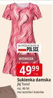 E.Leclerc Sukienka damska wiskoza J&J Trend roz. 46-54 oferta