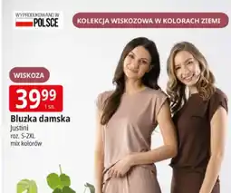 E.Leclerc Bluzka damska Justini wiskoza mix kolorów oferta