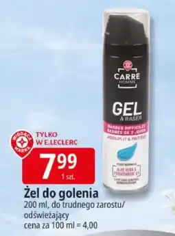 E.Leclerc Żel do golenia Carré Homme 200ml do trudnego zarostu odświeżający oferta