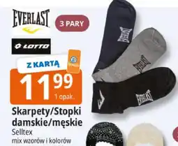 E.Leclerc Skarpety/Stopki damskie/męskie Selltex 3 pary oferta
