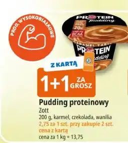 E.Leclerc Pudding proteinowy Zott karmel oferta