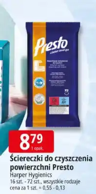 E.Leclerc Ściereczki do czyszczenia powierzchni Presto Harper Hygienics oferta