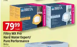 E.Leclerc Filtry Brita MX Pro Hard Water Expert Pure Performance 3+1szt oferta