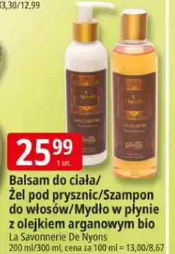 E.Leclerc Mydło w płynie z olejkiem arganowym bio La Savonnerie De Nyons oferta