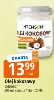 E.Leclerc Olej kokosowy bezzapachowy rafinowany Intenson oferta