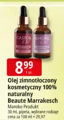 E.Leclerc Olej zimnołoczony kosmetyczny 100% naturalny Beaute Marrakesch oferta