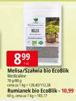 E.Leclerc Herbatka ziołowa melisa bio EcoBlik Medicaline oferta