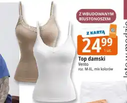 E.Leclerc Top damski Vento z wbudowanym biustonoszem roz. M-XL oferta