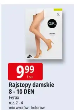 E.Leclerc Rajstopy damskie Ferax 8-10 DEN roz. 2-4 oferta