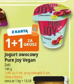 E.Leclerc Jogurt owocowy Pure Joy Vegan Cherry Zott oferta