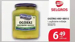 Selgros Ogórki oferta