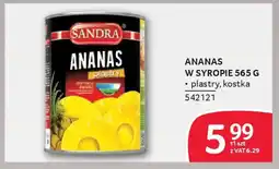 Selgros Ananas w syropie oferta