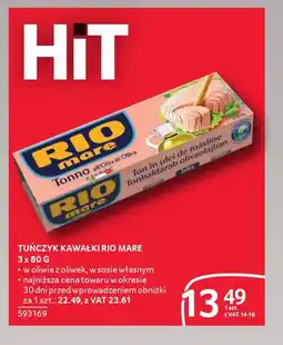 Selgros Tuńczyk kawałki rio mare oferta