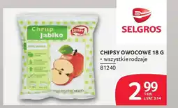Selgros Chipsy owocowe oferta