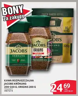Selgros Kawa rozpuszczalna jacobs krönung / origins oferta