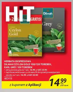 Selgros Herbata ekspresowa dilmah ceylon gold oferta