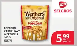 Selgros Popcorn karmelowy werther's oferta