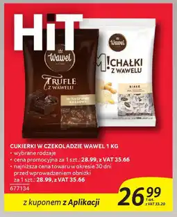 Selgros Cukierki w czekoladzie wawel oferta