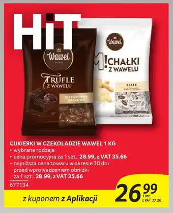 Selgros Cukierki w czekoladzie wawel oferta