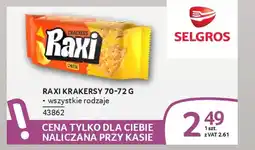 Selgros Raxi krakersy oferta