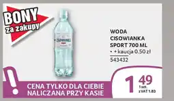 Selgros Woda cisowianka sport oferta