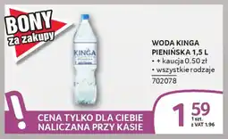 Selgros Woda kinga pienińska oferta